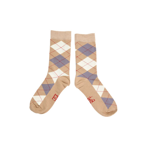 ARGYLE Socks, sand, Bella Ballou