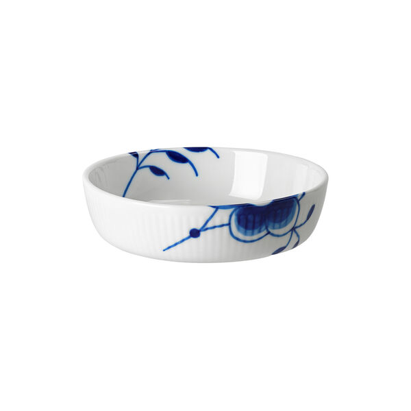 Blaue mega-gerippte Platte Ø 12,5 cm, Royal Copenhagen