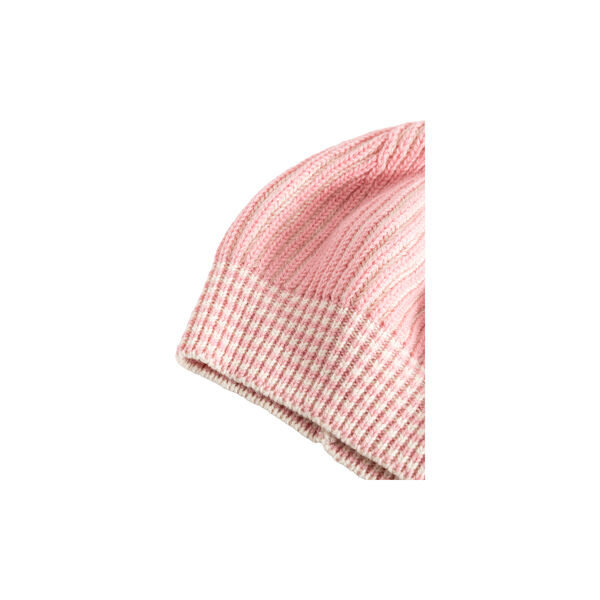Alexo Knitted Beret, flamingo stripe, MarMar Copenhagen