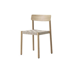 Betty TK1 Dining Chair, oak/linen, &Tradition