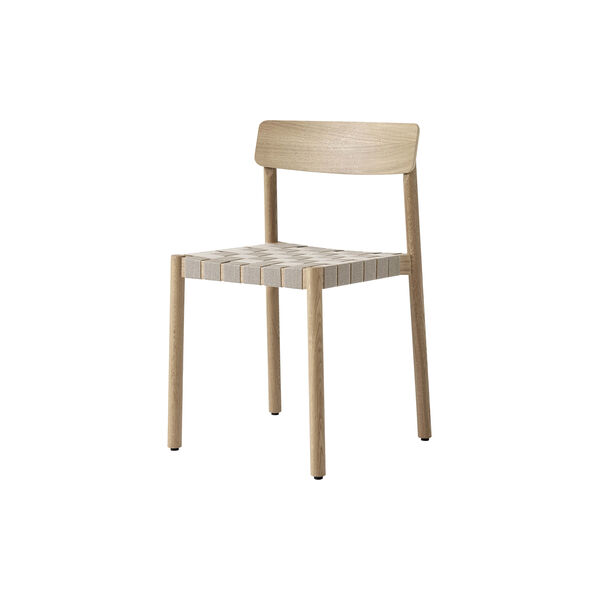 Betty TK1 Dining Chair, oak/linen, &Tradition
