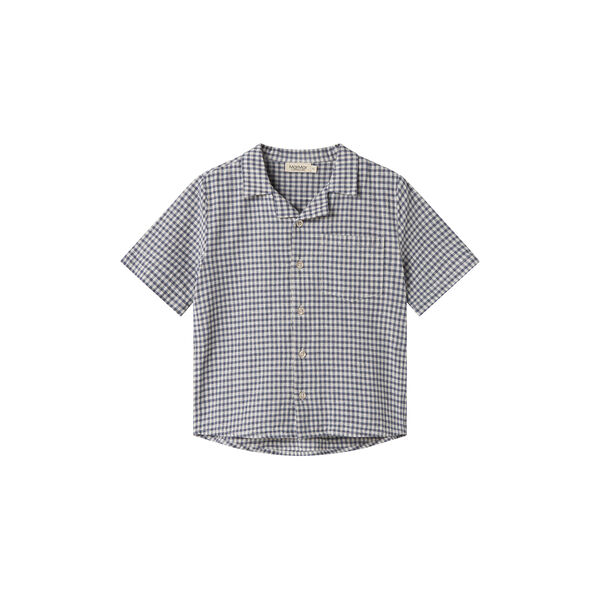 Tage Shirt, marine check, MarMar Copenhagen