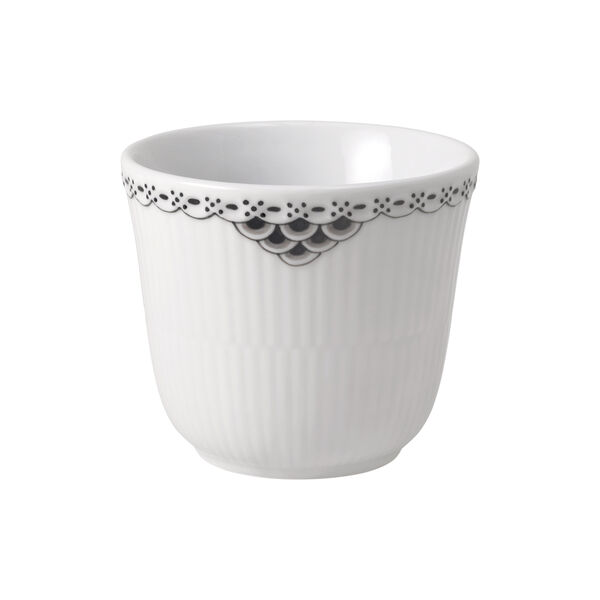 Schwarzer gerippter Blond-Thermobecher 26 cl, Royal Copenhagen