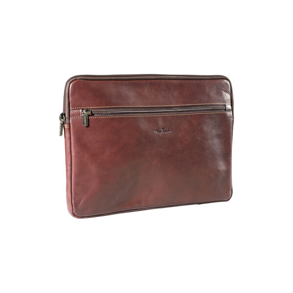 13&rdquo; Laptop Sleeve, dark brown, Tony Perotti