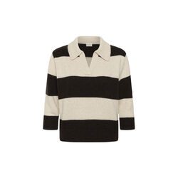 CharlottPW Pullover, whitecap gray/mole stripe, Part Two