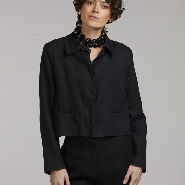 Leia Jacket, black, Stenstr&ouml;ms