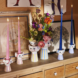 Eva Kerzenhalter, blau, Bj&oslash;rn Wiinblad