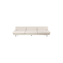 3-Sitzer-Flaneur-Sofa, Limonta 15/Antikmessing, GUBI