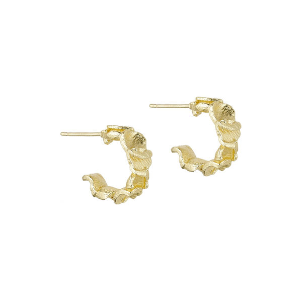 Gretha hoops Small, gold plated, Pure by Nat