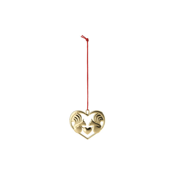 Nuts about you ornament, gold plated, Rosendahl