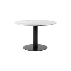 In Between SK19 Dining Table, Bianco Carrara/black, &Tradition