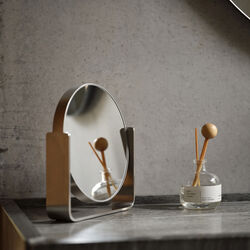 Ume Tischspiegel mit 5-facher Vergr&ouml;&szlig;erung, Stahl, Zone Denmark