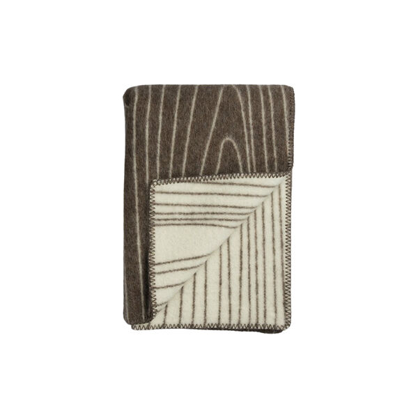 Skog Plaid, braun/natur Skog Plaid, braun/natur, Røros Tweed