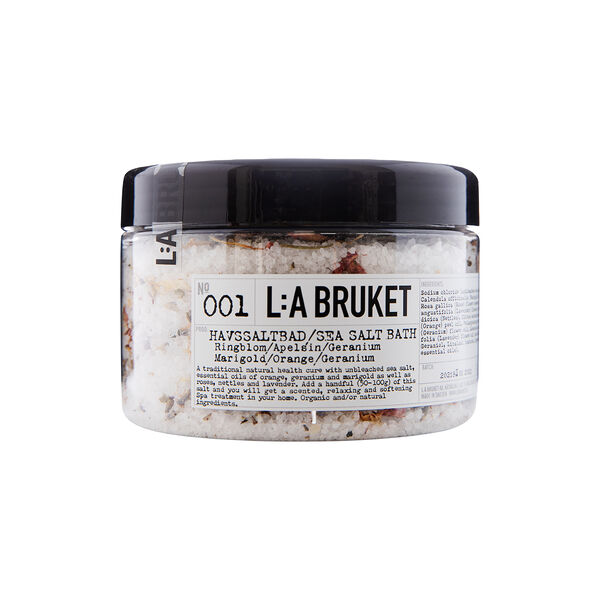No. 001 Sea Salt Bath, marigold/orange/geranium, L:a Bruket
