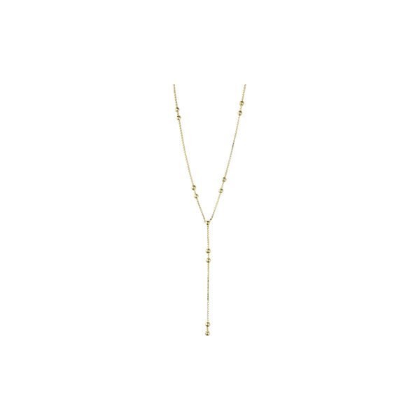 Camille Y-necklace, gold plated, Pure by Nat