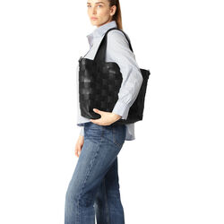 Braided Cross-Body Shopper, black, Ilse Jacobsen Hornb&aelig;k