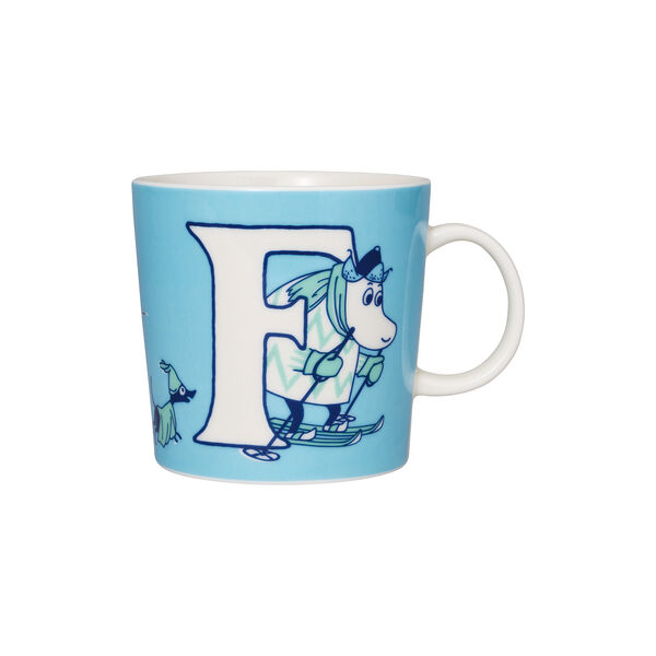 Moomin Mug 40 cl Alphabet F, Moomin Arabia