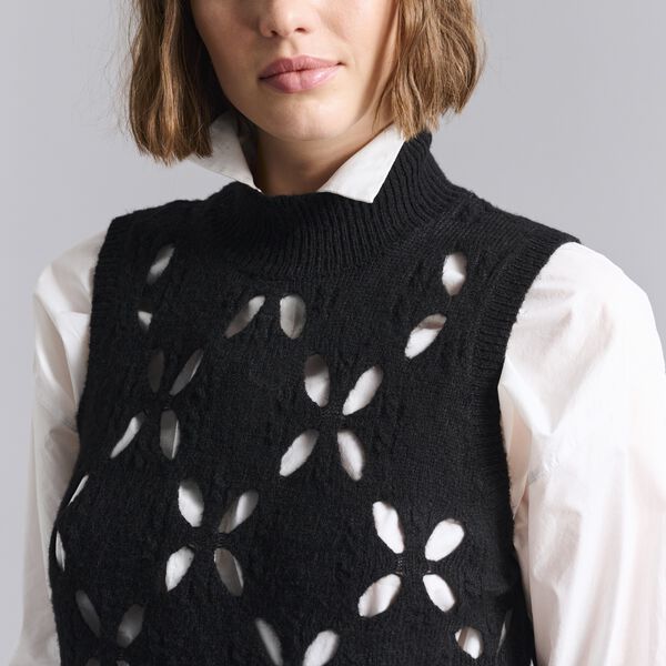 Lantern sleeveless blouse, black, BITTE KAI RAND