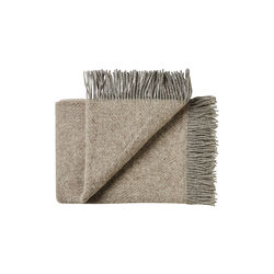 Fanø Plaid, pebbles beige 0185, Silkeborg Uldspinderi