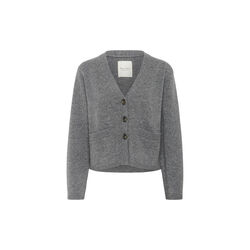 SvevaPW Cardigan, medium grey melange, Part Two