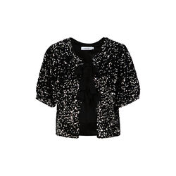 Sequins jacket with ribbons, black/silver, Coster Copenhagen