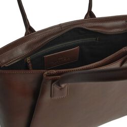 SayaMBG Work Bag Antique, dark brown w/br. gold, Markberg
