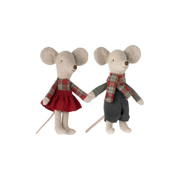 Kleiner Bruder und kleine Schwester Winterm&auml;use Zwillinge, Maileg