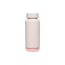 Thermo bottle COPENHAGEN, beige, Design Letters