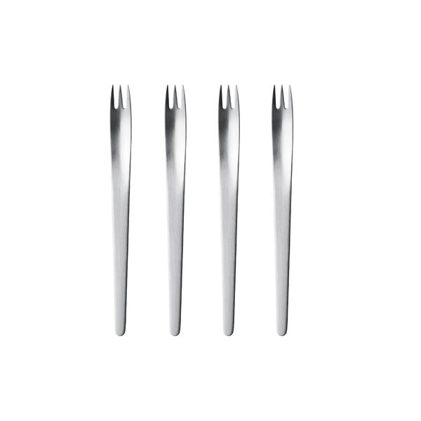 Arne Jacobsen Kuchengabel, 4 Stk. Arne Jacobsen Kuchengabel, 4 Stk., Georg Jensen
