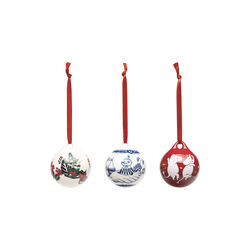 Moomin Christmas Baubles Mini Set 3 pcs., Moomin Arabia