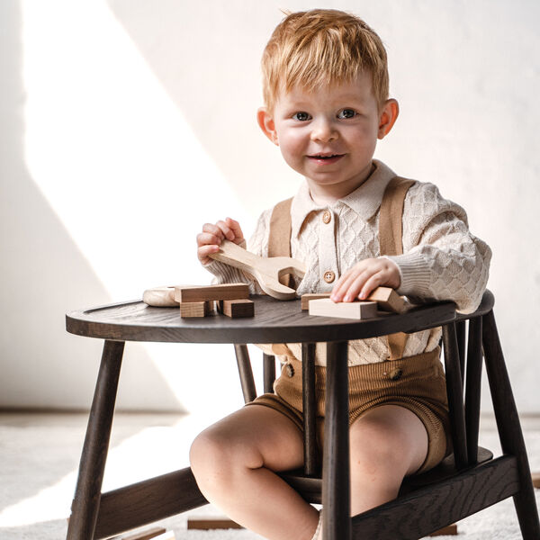 Smilla Kinderstuhl, geräucherte eiche Smilla Kinderstuhl, geräucherte eiche, OAKLINGS