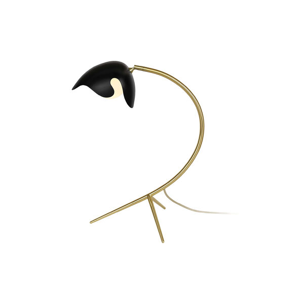 PS38 Tischleuchte, schwarz/messing, ATBO