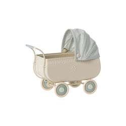 Kinderwagen Mikro, blau, Maileg
