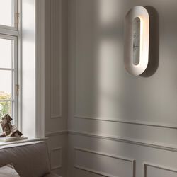 Sasi Large Wall Lamp, silver, Nuura