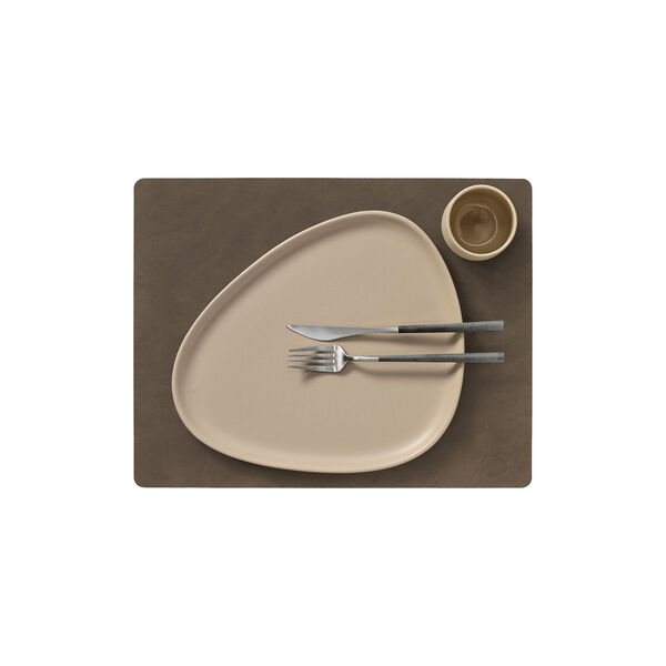 Nupo table mat Square L, caviar, LIND DNA