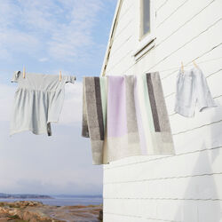 MIKKEL Half Size Throw, grey, Røros Tweed