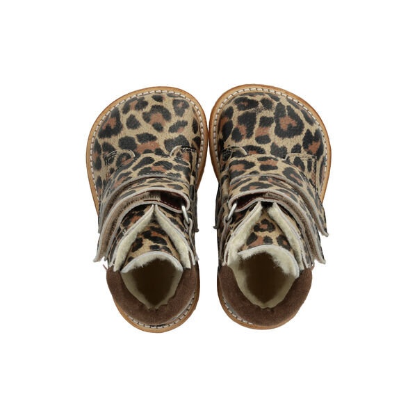 Lauflerner TEX-Winterstiefel, beige Leo/Taupe, ANGULUS