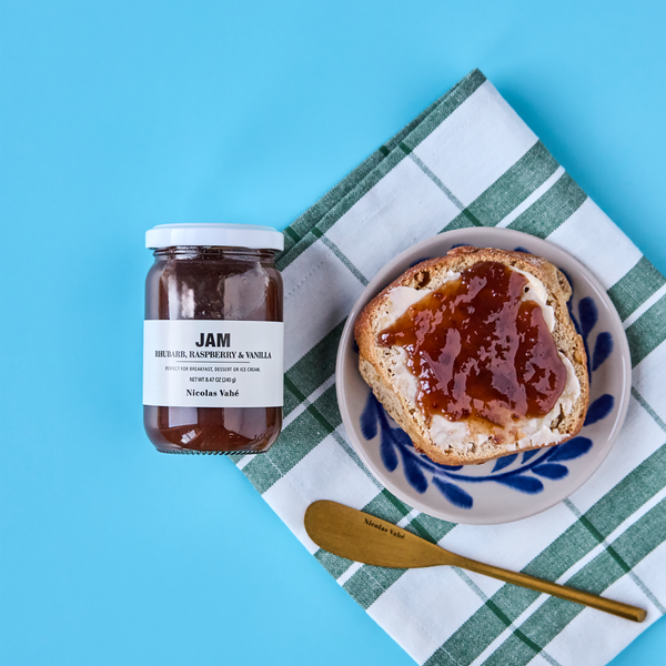 Marmelade Rhabarber, Himbeere & Vanille, Nicolas Vah&eacute;