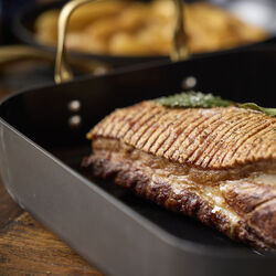 Brasserie roasting dish, black, HOLM