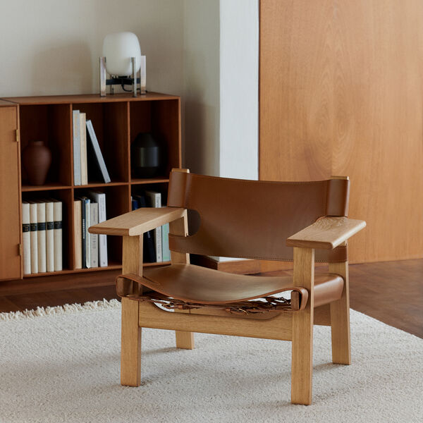 2226 Der Spanische Stuhl, cognac/olieret eg, Fredericia Furniture