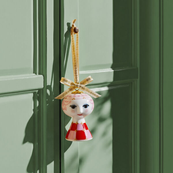 Eva Christmas Ornament 2026, red, Bj&oslash;rn Wiinblad