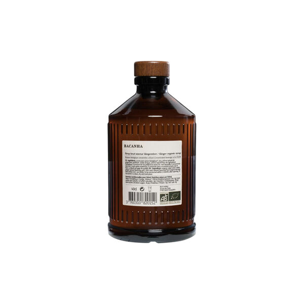 Organic Syrup - Ginger, Bacanha