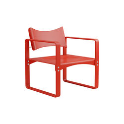 270 F Lounge Chair, red, Verpan