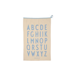 Premium Classic Tea towel, light blue, Design Letters