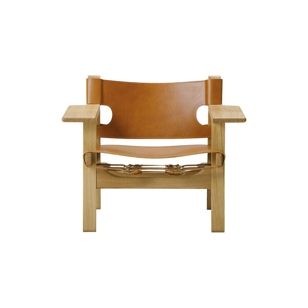 2226 Der Spanische Stuhl, cognac/olieret eg, Fredericia Furniture