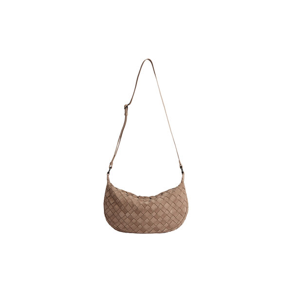 MuseMBG Tasche aus Wildledergeflecht, mocha mousse, Markberg