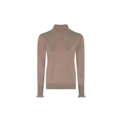 Basic Viscose Knit Jumper, camel, Micha