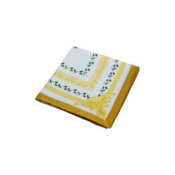 Green Flower Circle scarf, Flora Danica Denmark