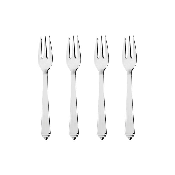 Pyramide Kuchengabel, 4 Stk., Georg Jensen