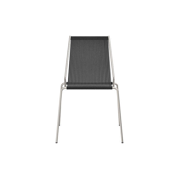 Noel Chair, steel/black linen, Thorup Copenhagen